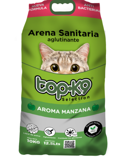 TOPK9 ARENA AGLUTINANTE MANZANA