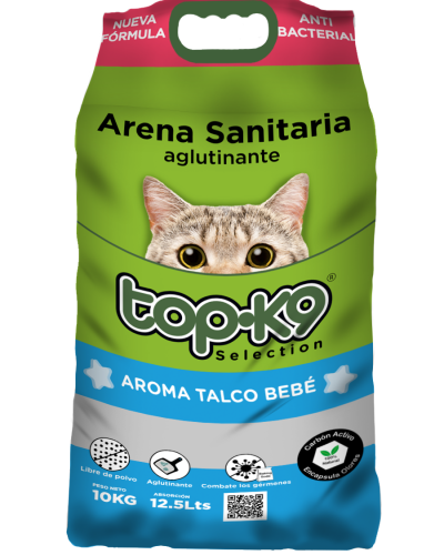 TOPK9 ARENA AGLUTINANTE TALCO BEBE