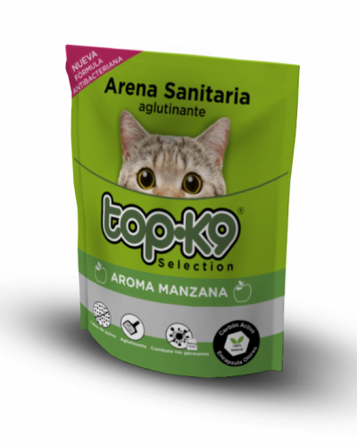TOPK9 ARENA AGLUTINANTE MANZANA