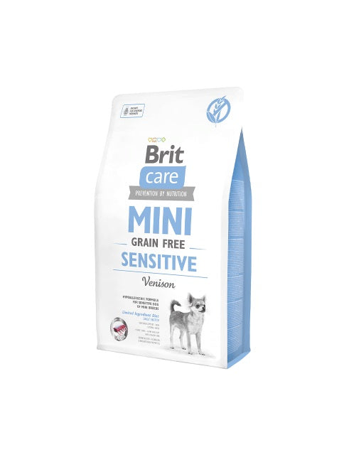 BRIT CARE DOG MINI GRAIN FREE SENSITIVE - VENISON 2 kg.