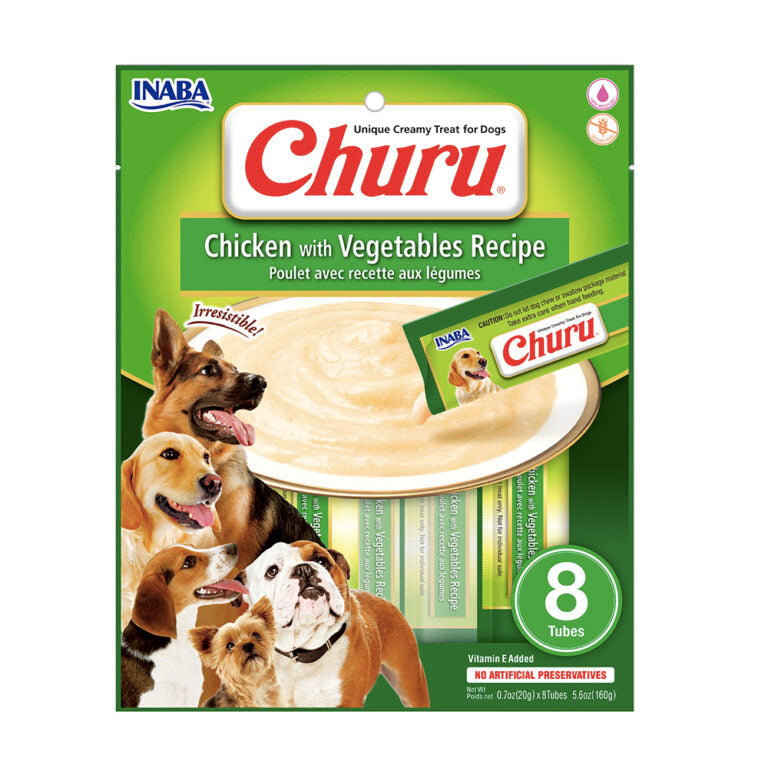 CHURU DOG POLLO VEGETALES