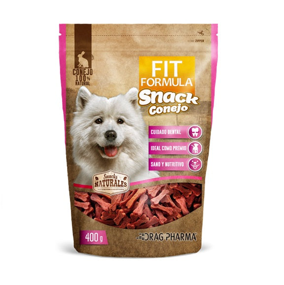 FIT FORMULA DOG SNACK NATURALES CONEJO 400 gr.