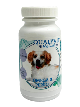 QUALYVIT OMEGA 3 PERROS - Comprimido masticable