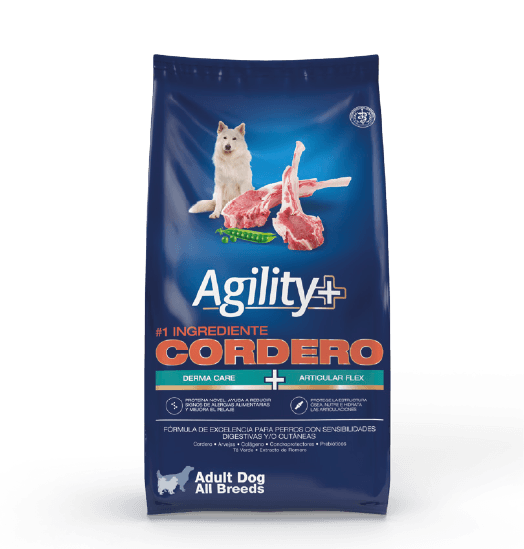 AGILITY + PERROS ADULTOS TODAS LAS RAZAS CORDERO 1.5 kg.