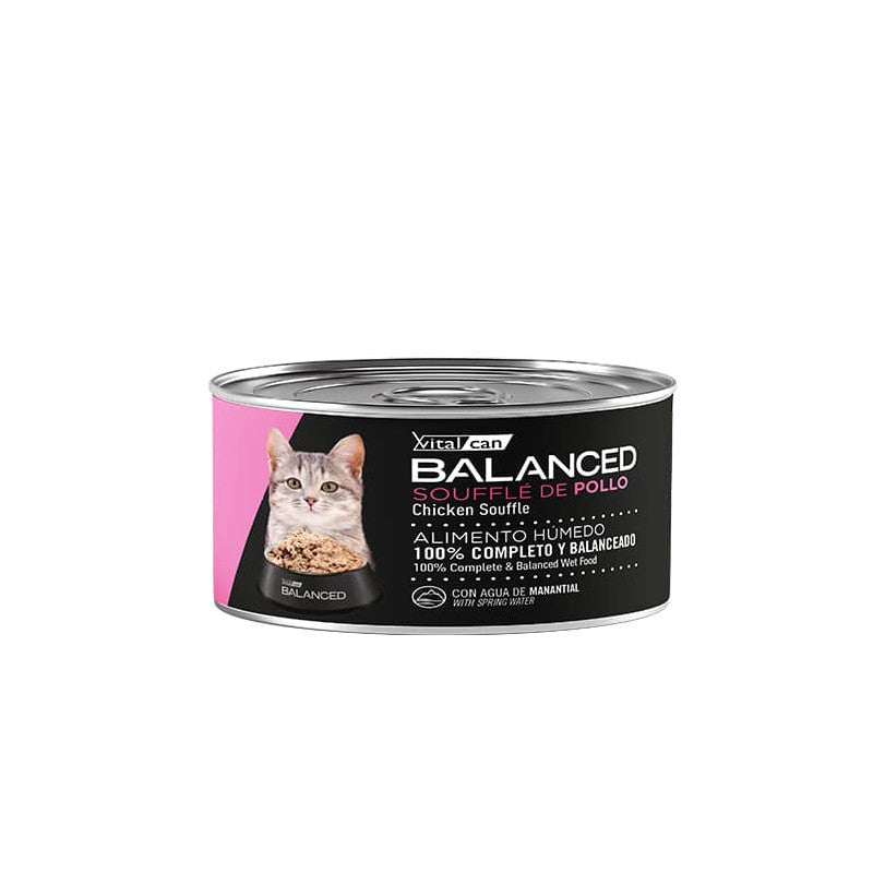 VITAL CAN BALANCED SOUFFLE LATA GATITO POLLO 85 gr.