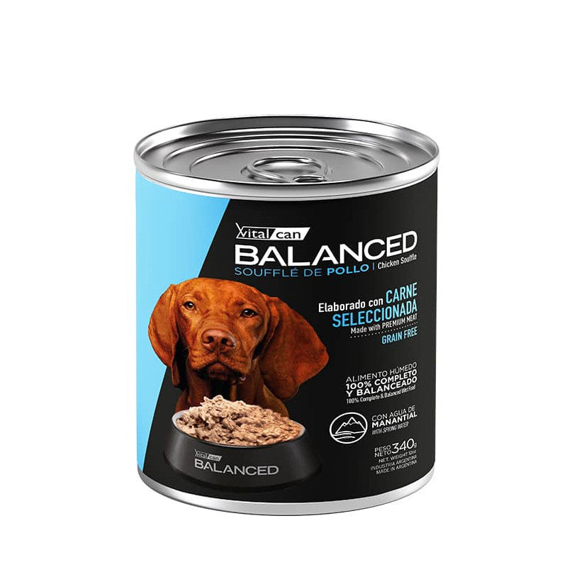 VITAL CAN BALANCED SOUFFLE LATA ADULTO CARNE
