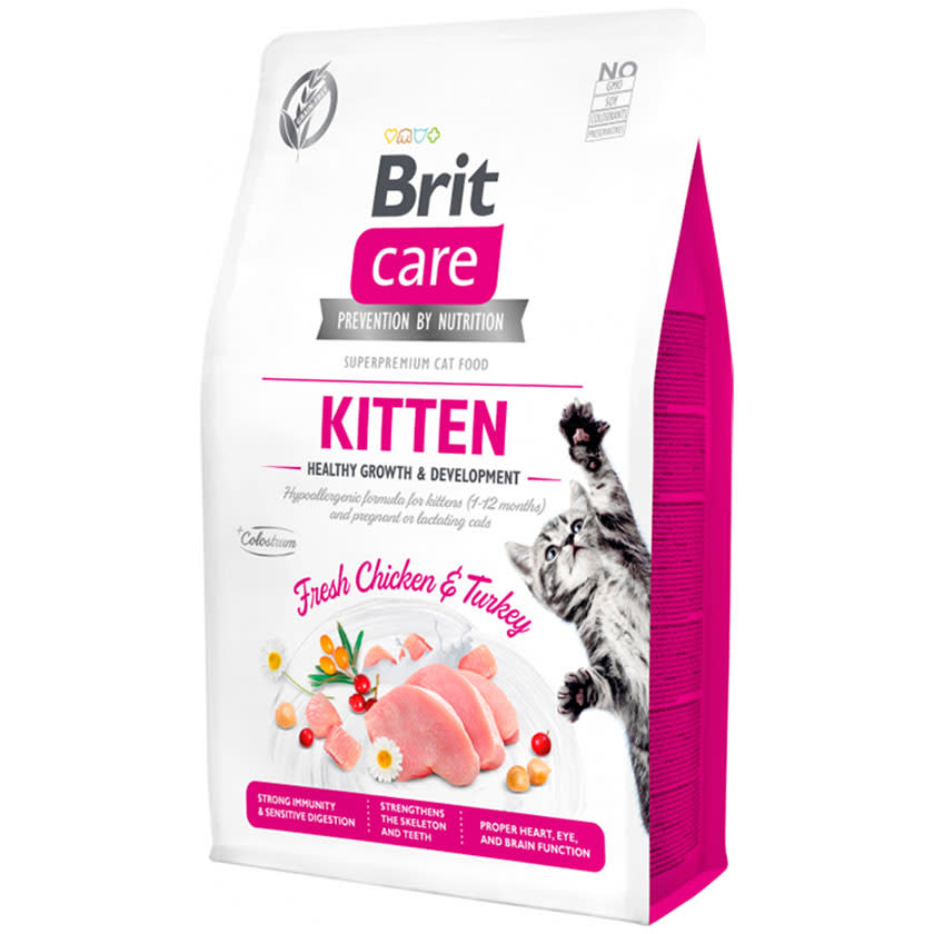 BRIT CARE CAT KITTEN - FRESH CHICKEN & TURKEY