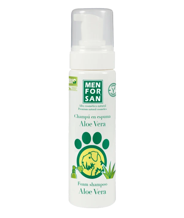 MENFORSAN SHAMPOO EN ESPUMA ALOE VERA PERROS 200 ml.