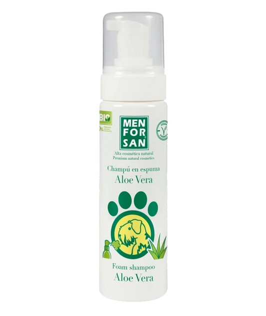 MENFORSAN SHAMPOO EN ESPUMA ALOE VERA PERROS 200 ml.