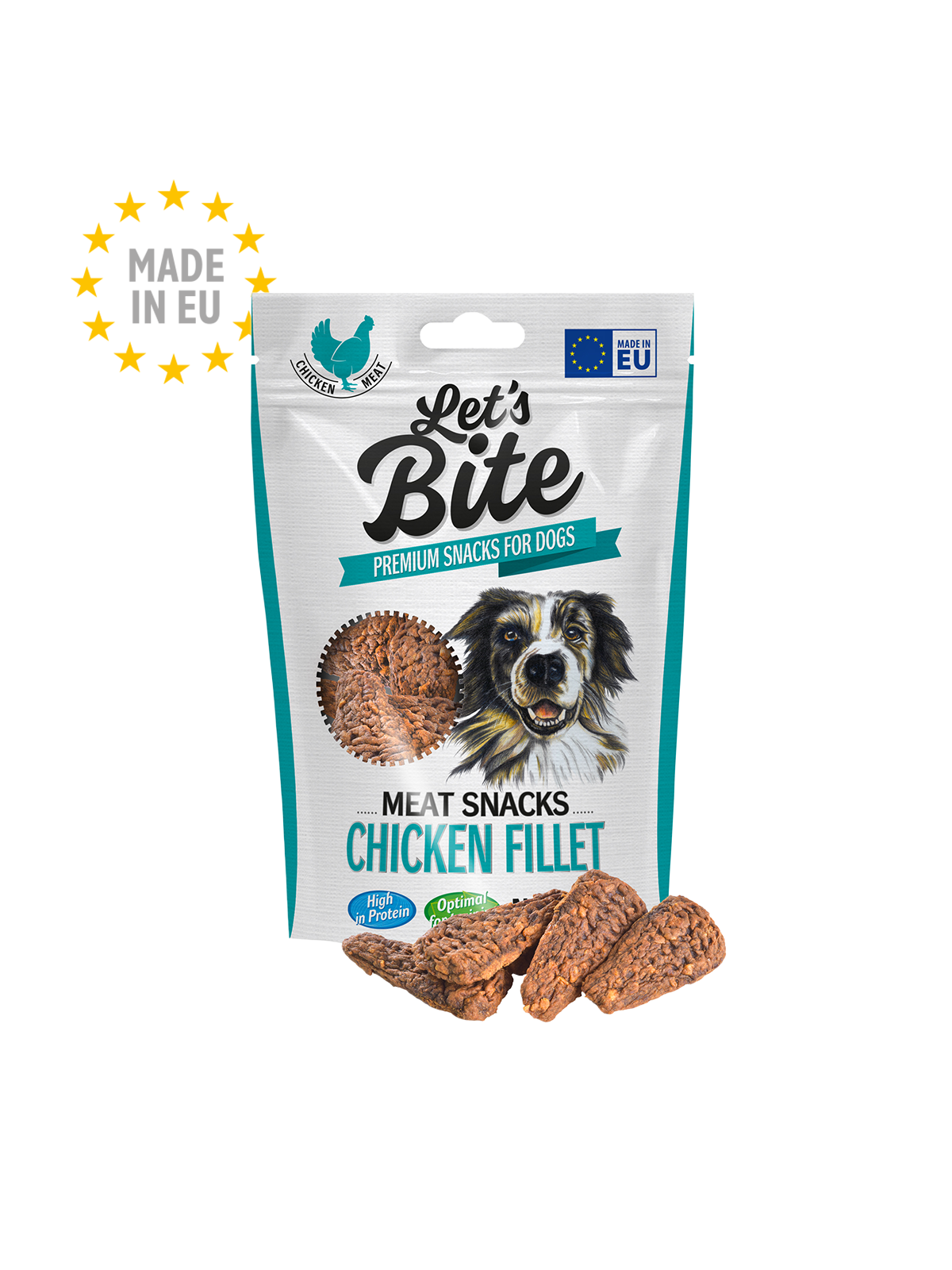 LET'S BITE MEAT SNACKS CHICKEN FILLETS 80 gr.