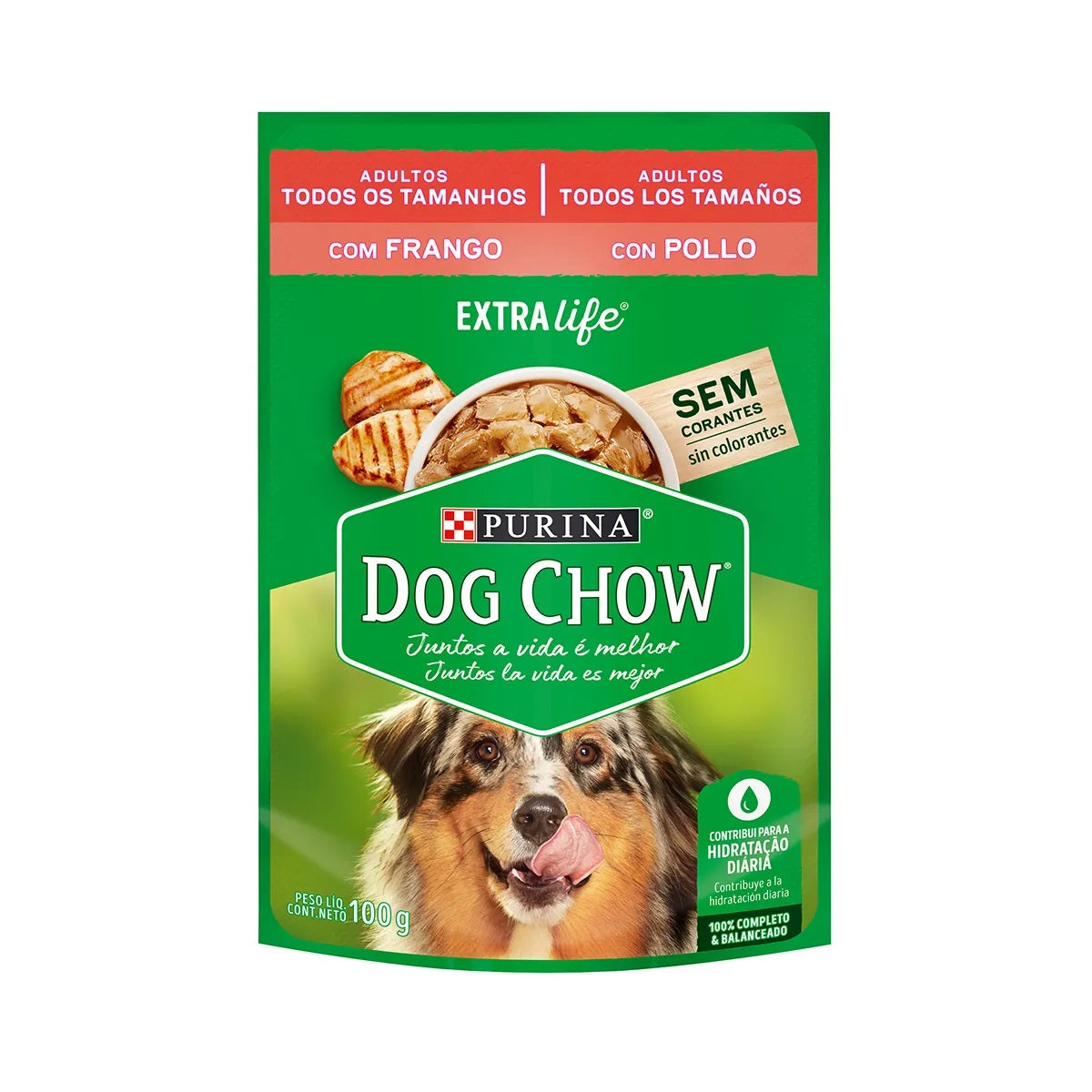 DOG CHOW POUCH ADULTOS POLLO 100 gr.