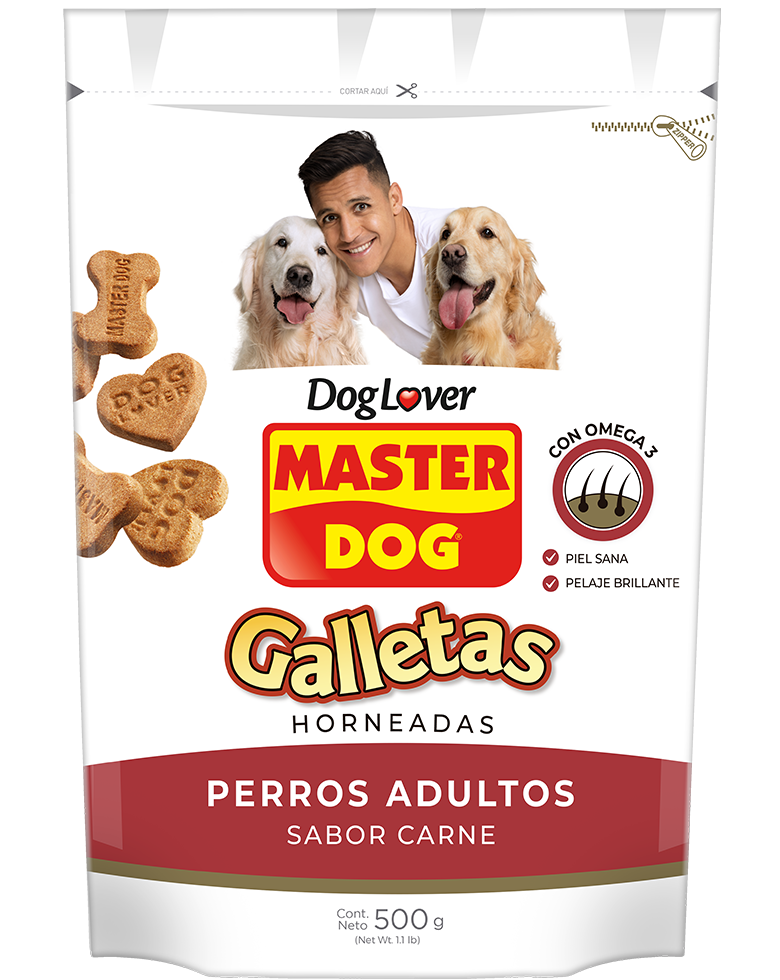 MASTER DOG GALLETAS ADULTOS CARNE 500 gr.
