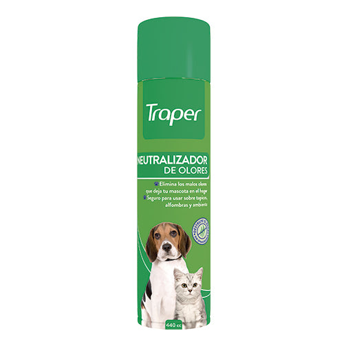 TRAPER NEUTRALIZADOR DE OLORES PERROS Y GATOS 440 cc.