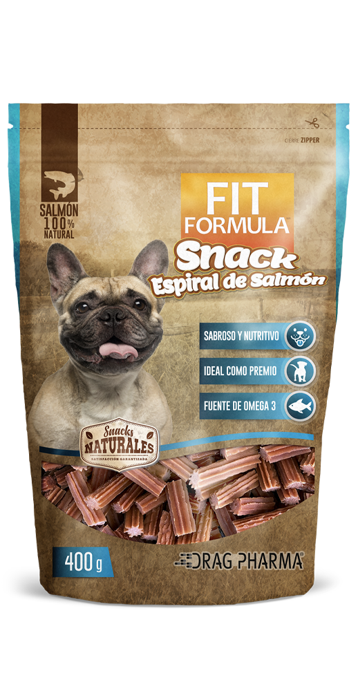FIT FORMULA DOG SNACK ESPIRAL DE SALMON 400 gr.