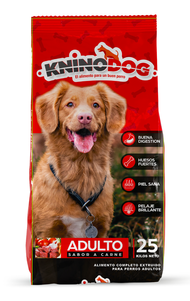 KNINO DOG ADULTOS CARNE 25 kg.