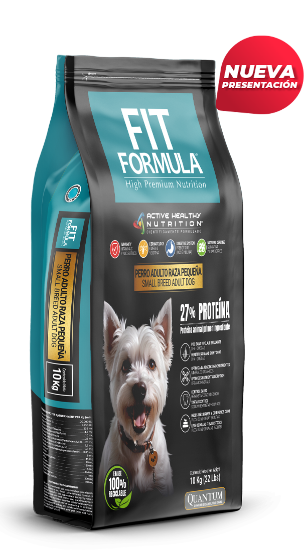 FIT FORMULA ADULTO RAZA PEQUEÑA 10 kg.