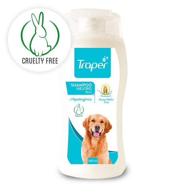 TRAPER SHAMPOO NEUTRO MELON PERROS 260 ml.