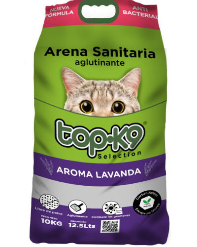 TOPK9 ARENA AGLUTINANTE LAVANDA