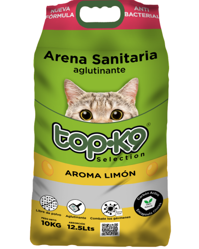 TOPK9 ARENA AGLUTINANTE LIMON