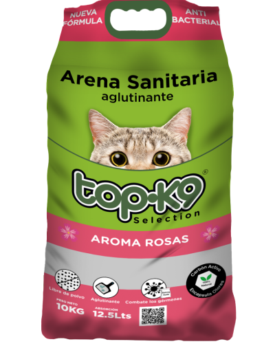 TOPK9 ARENA AGLUTINANTE ROSAS