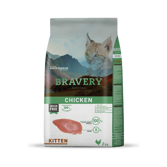 BRAVERY CHICKEN KITTEN 2 kg.