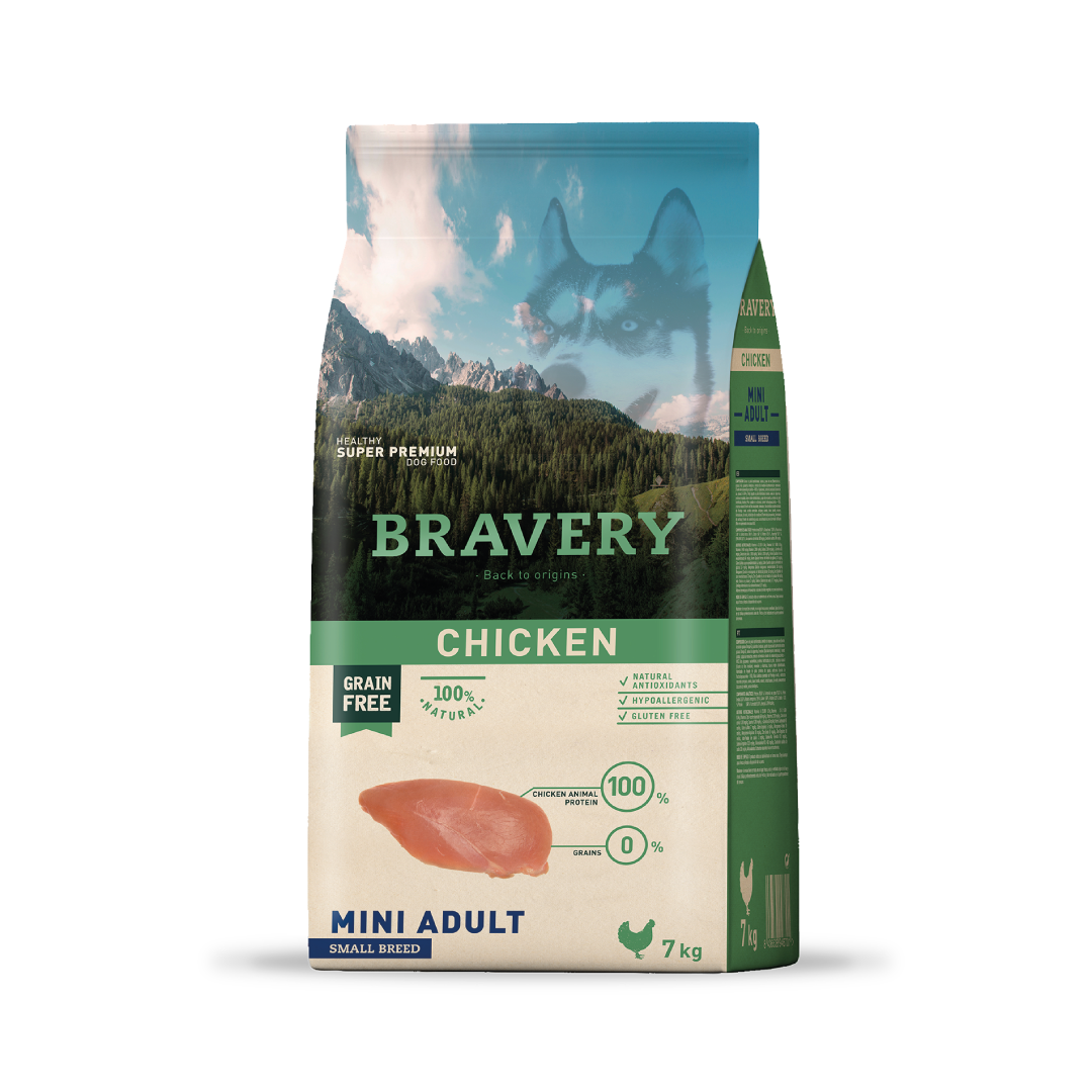 BRAVERY CHICKEN MINI ADULT SMALL BREEDS