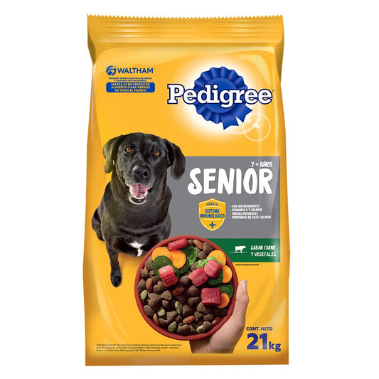 PEDIGREE SENIOR 7+ AÑOS 21 kg.