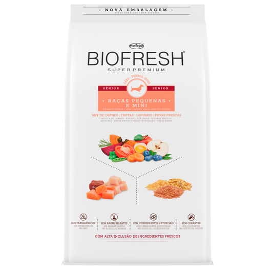 BIOFRESH SUPER PREMIUM SENIOR RAZAS PEQUEÑAS Y MINIS 3 kg.