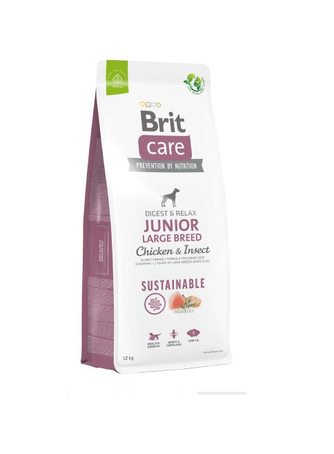 BRIT CARE DOG SUSTAINABLE JUNIOR LARGE BREED 12 kg.