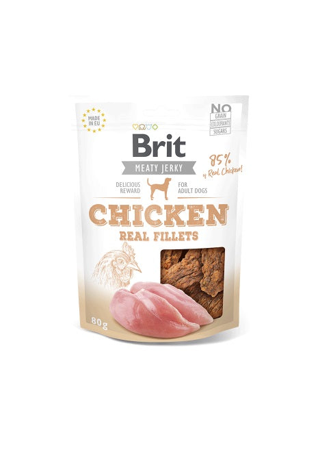 BRIT DOG SNACK JERKY CHICKEN FILLET