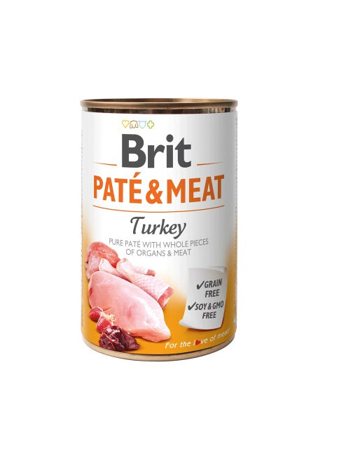 BRIT LATA PATE & MEAT - TURKEY 400 gr.