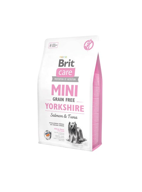 BRIT CARE DOG MINI GRAIN FREE YORKSHIRE - SALMON & TUNA 2 kg.