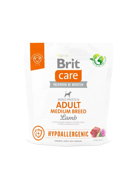 BRIT CARE DOG HYPOALLERGENIC ADULT MEDIUM BREED