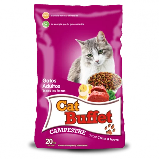 CAT BUFFET CAMPESTRE GATOS 20 kg.