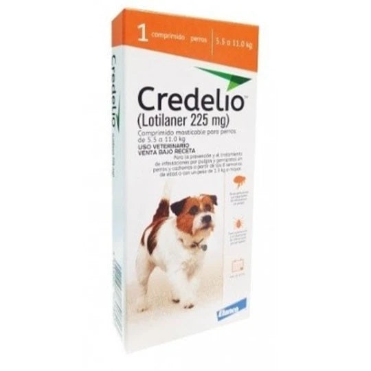 CREDELIO 5,5 A 11 kg. 1 COMPRIMIDO