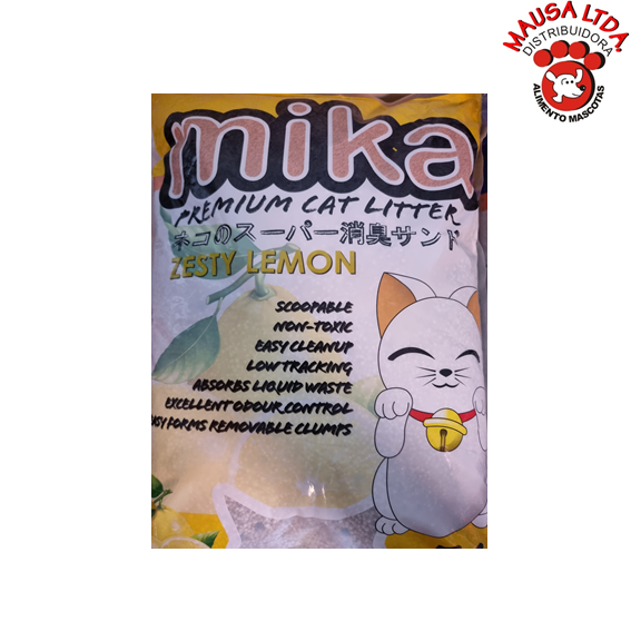 Arena Aglutinante Premium MIKA Limon 20 kg.