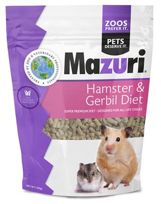 MAZURI HAMSTER & GERBIL DIET 350 gr.