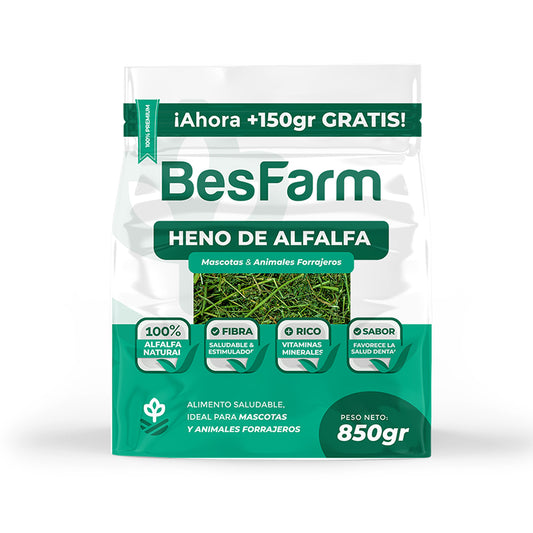 BESFARM HENO DE ALFALFA 850 gr.