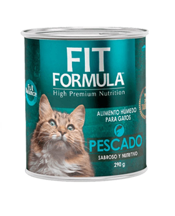 FIT FORMULA CAT LATA PESCADO 290 gr.