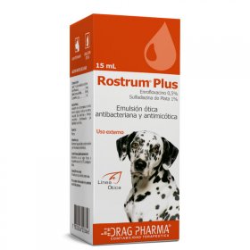 ROSTRUM® PLUS - Emulsión Ótica 15 ml.