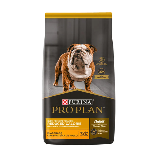 PRO PLAN DOG REDUCED CALORIE RAZAS MEDIANAS Y GRANDES