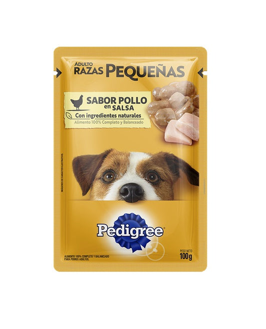 PEDIGREE POUCH ADULTO RAZAS PEQUEÑAS POLLO 100 gr.