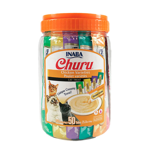 CHURU CAT VARIEDADES POLLO 50 UNID.