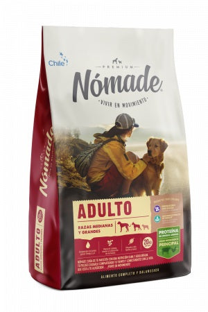 NOMADE ADULTO RAZAS MEDIANAS Y GRANDES 20 kg.