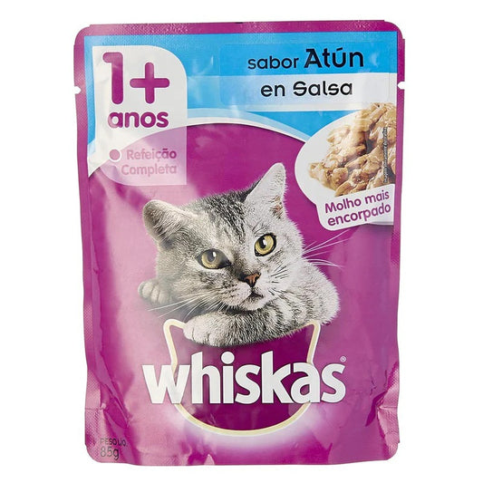 WHISKAS POUCH ADULTO ATUN 85 gr.