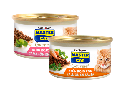 MASTER CAT LATA VARIEDADES 85 gr. 2 UNID.