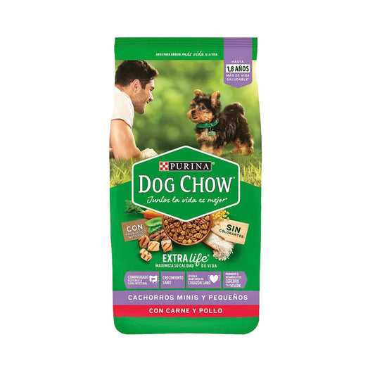 DOG CHOW EXTRALIFE CACHORROS MINIS Y PEQUEÑOS