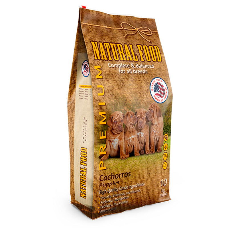 NATURAL FOOD CACHORROS 10 kg.