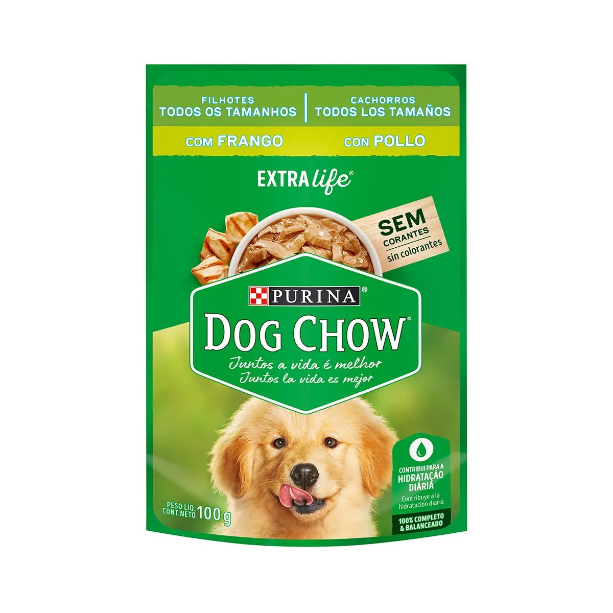 DOG CHOW POUCH CACHORROS POLLO 100 gr.