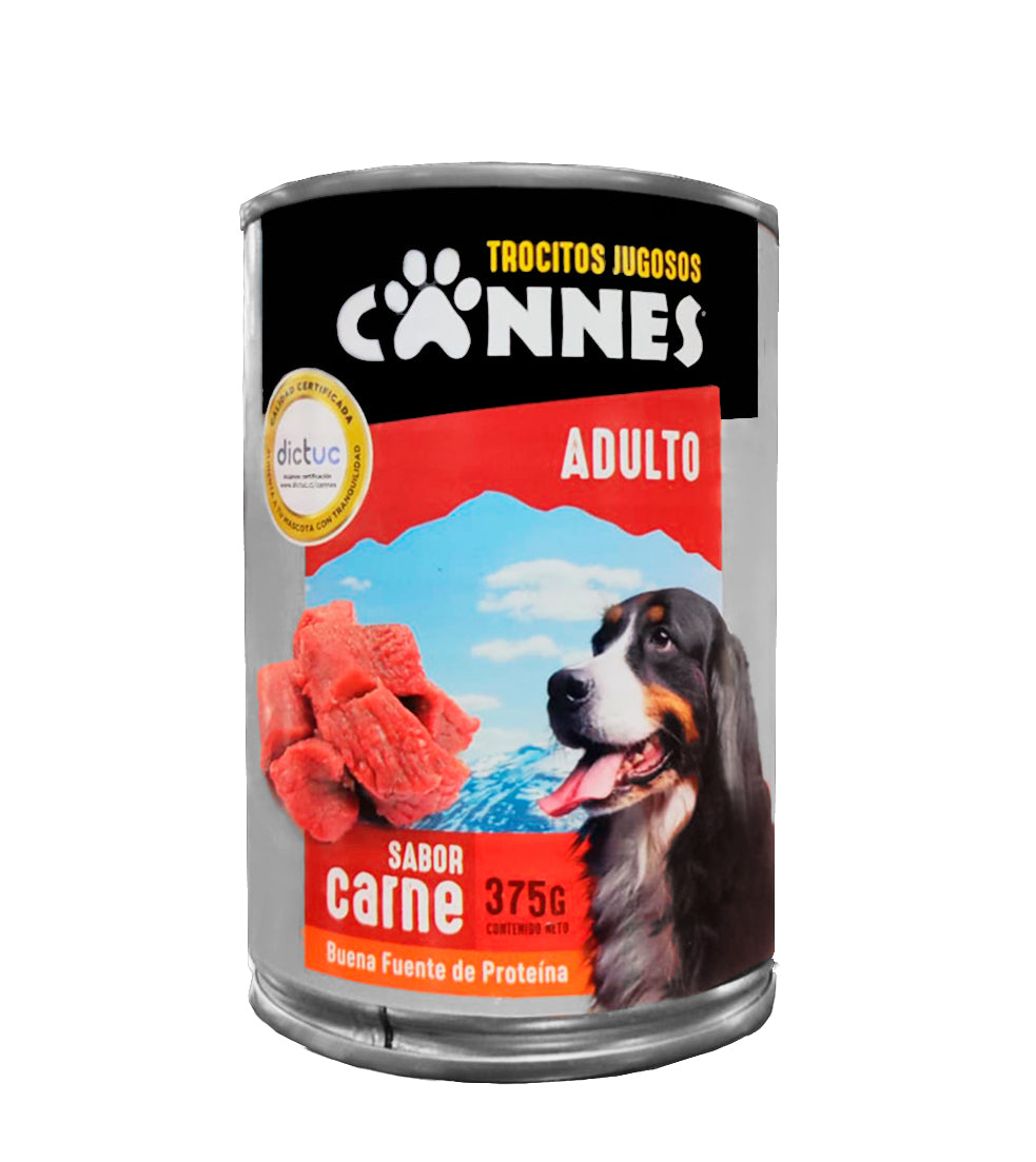 CANNES LATA ADULTO CARNE 375 gr.